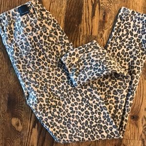 YMI Jeans Leopard Cheetah Print Skinny Jeans